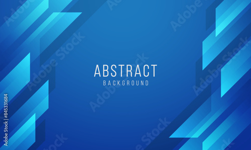 Abstract blue diagonal geometric background. vector illustration
