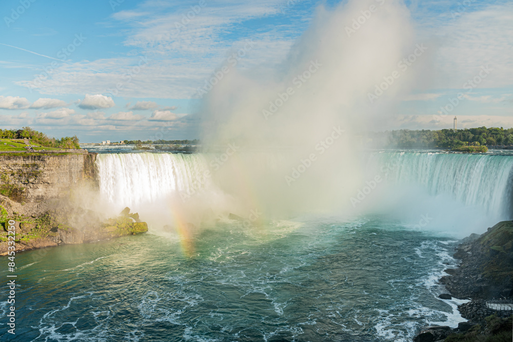 beautiful landscape of Niagara Falls view from the Canadian side beautiful landscape of Niagara Falls view from the Canadian side