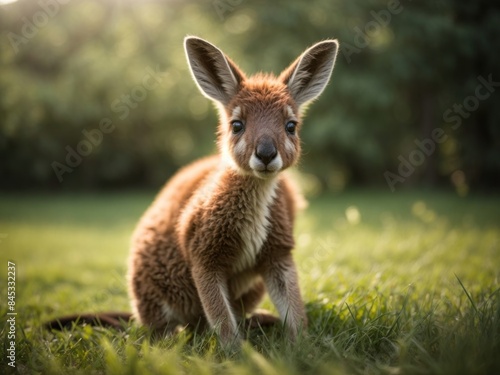 baby Kangaroo on grass