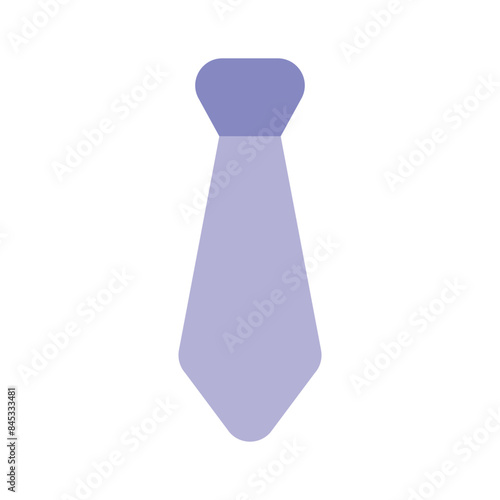 Mens fashion wear, icon of tie in modern style