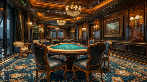 blackjack table in casino