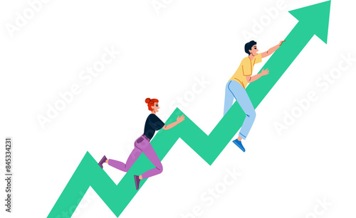 flat growth hacking vector. business technology, hacker hack, marketing analysis flat growth hacking character. people flat cartoon illustration