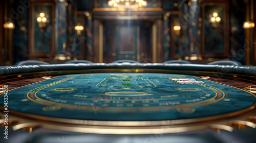 blackjack table in casino