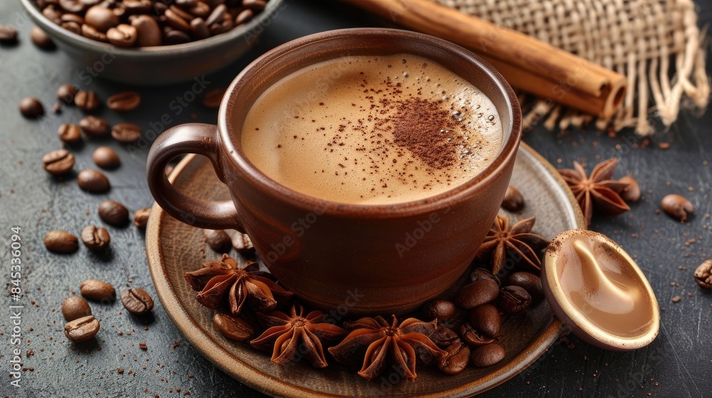 Classic coffee themed decoration Classic coffee themed decoration