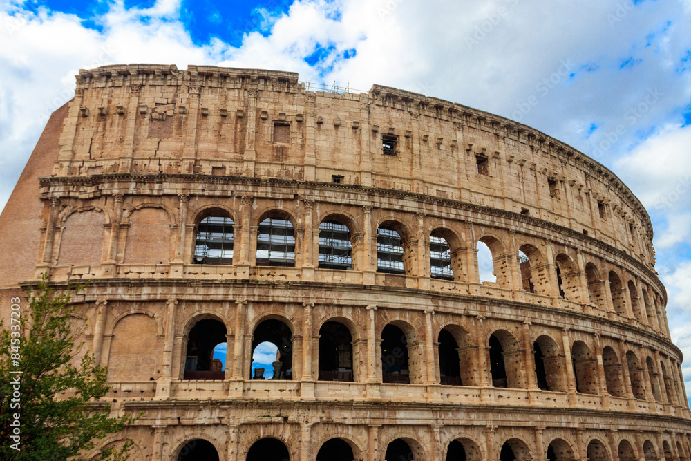 Obraz premium Colosseum or Flavian Amphitheatre in Rome, Italy
