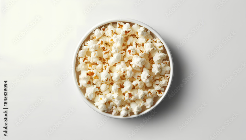 Scattered Popcorn on White Surface: A Delightful Mess of Fluffy Kernels Scattered Popcorn on White Surface: A Delightful Mess of Fluffy Kernels