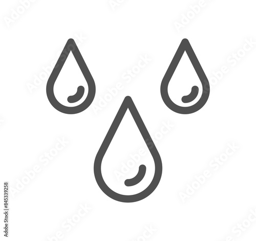 Skin care related icon outline and linear vector.