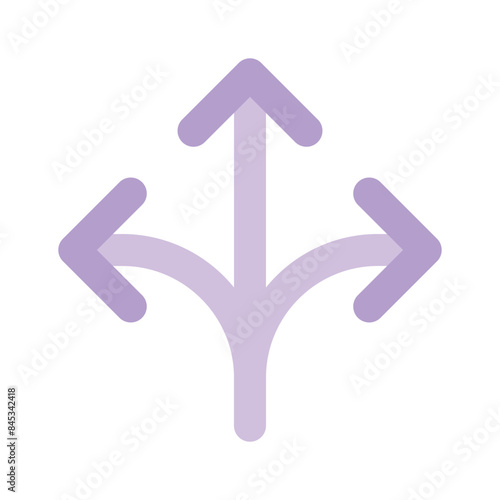 Have a look at this amazon icon of decision in trendy style