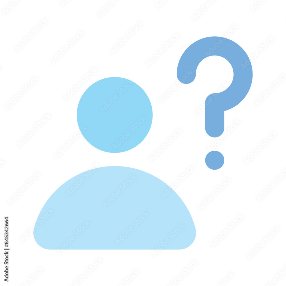 Get your hands on this amazing icon of questioning in modern style Get your hands on this amazing icon of questioning in modern style