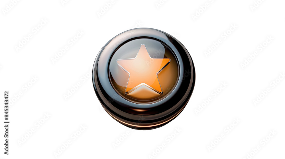 Start button on a transparent background Start button on a transparent background