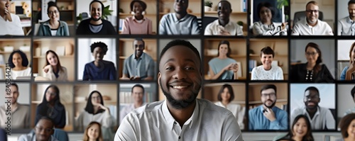Smiling Startup Founder Par...