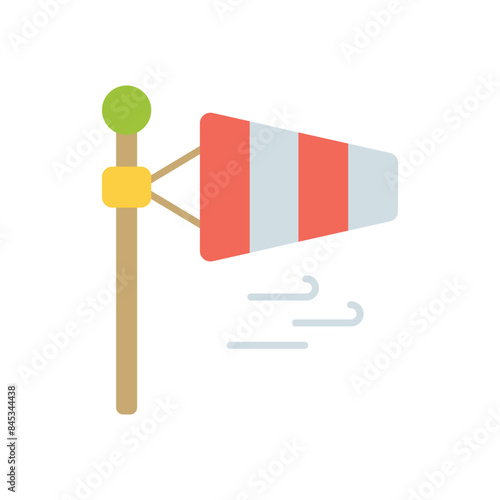 Windsock vector icon
