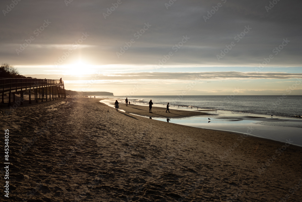 Obraz premium sunset on the beach