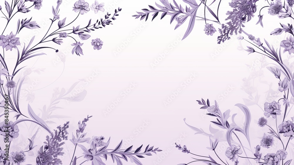 custom made wallpaper toronto digitalStylish lavender frame signage on lilac background for a touch of feminine elegance