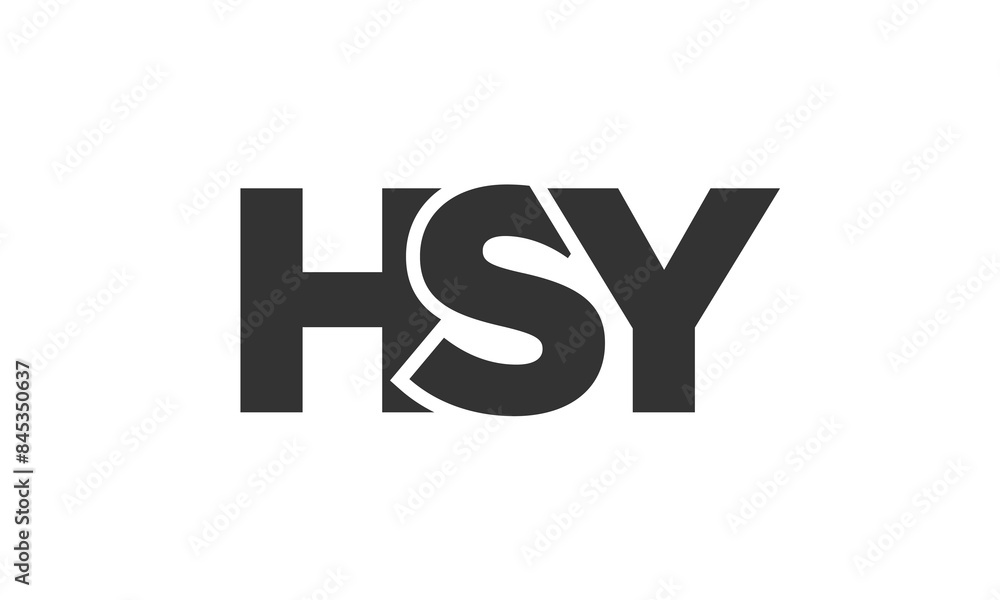 HSY logo design template with strong and modern bold text. Initial based vector logotype featuring simple and minimal typography. Trendy company identity. HSY logo design template with strong and modern bold text. Initial based vector logotype featuring simple and minimal typography. Trendy company identity.
