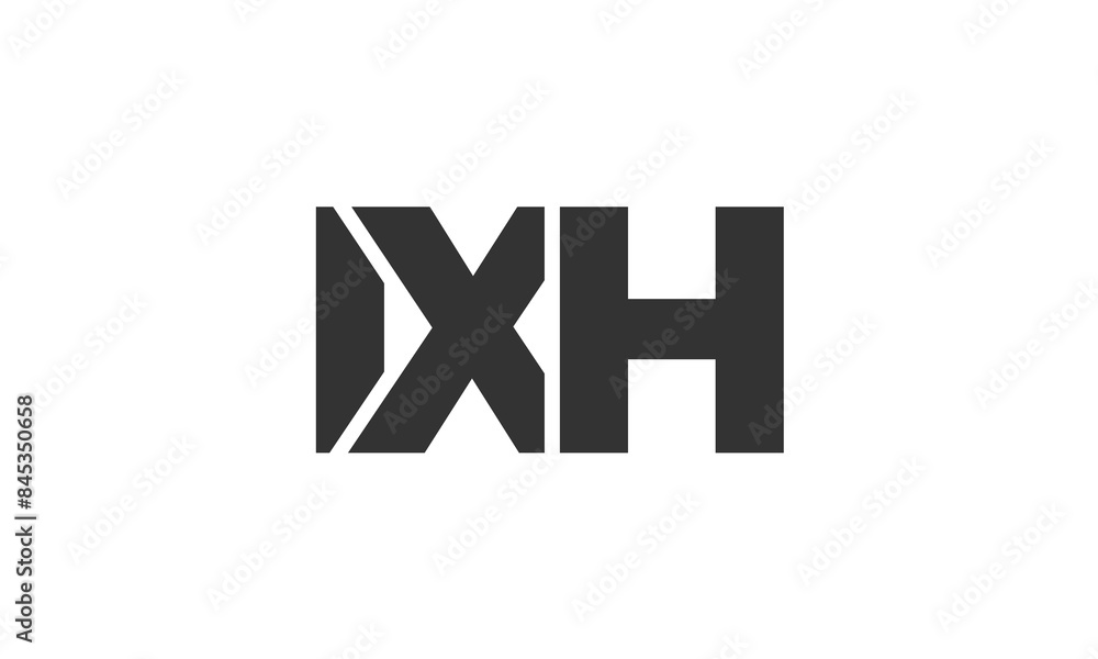 IXH logo design template with strong and modern bold text. Initial based vector logotype featuring simple and minimal typography. Trendy company identity. IXH logo design template with strong and modern bold text. Initial based vector logotype featuring simple and minimal typography. Trendy company identity.