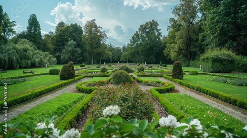 Castle garden and park