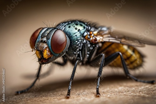 Macro photo of a Housefly