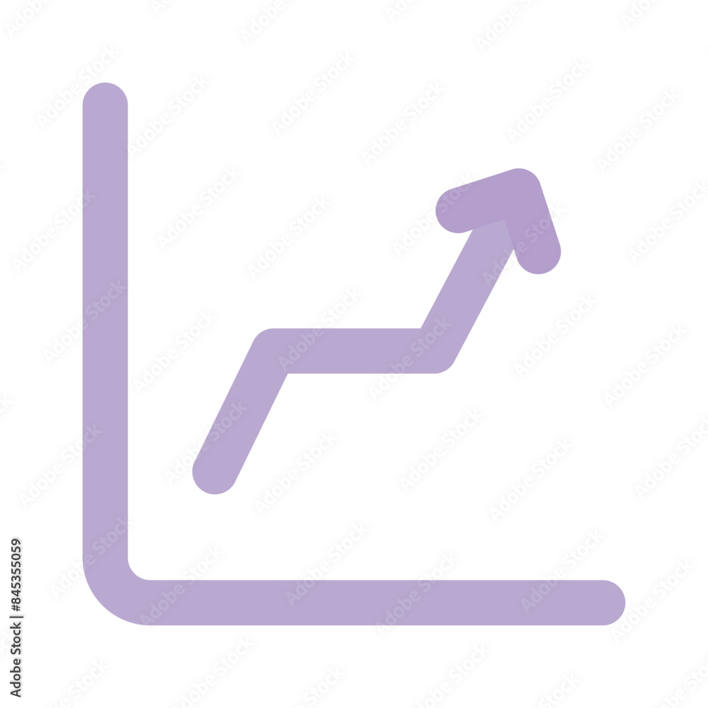 Get this amazing icon of growth chart in trendy style Get this amazing icon of growth chart in trendy style