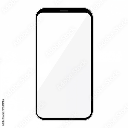 Smartphone isolated on white