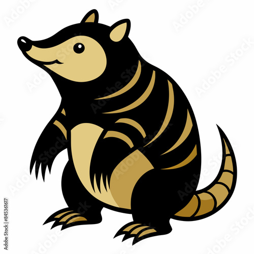 Mole different style vector illustration line art