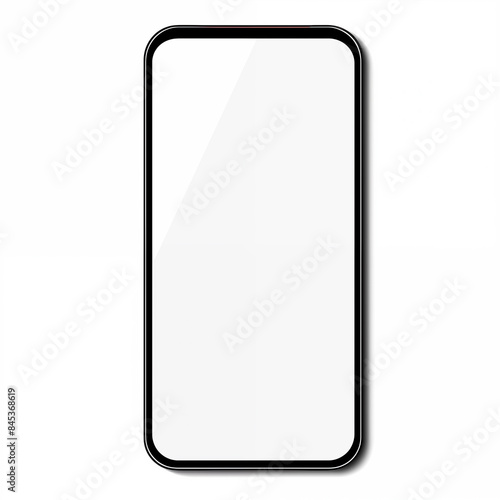 Smartphone isolated on white
