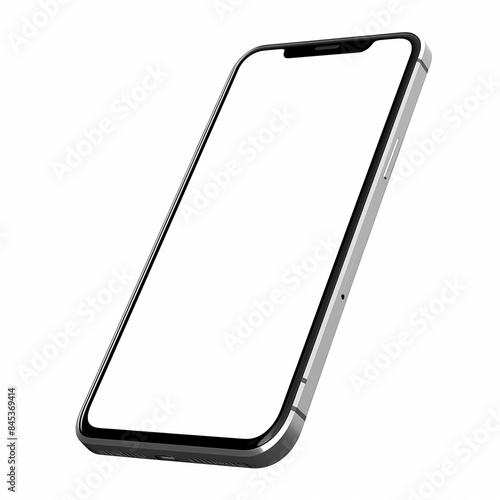 Smartphone isolated on white