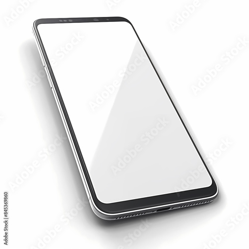 smartphone isolated on white