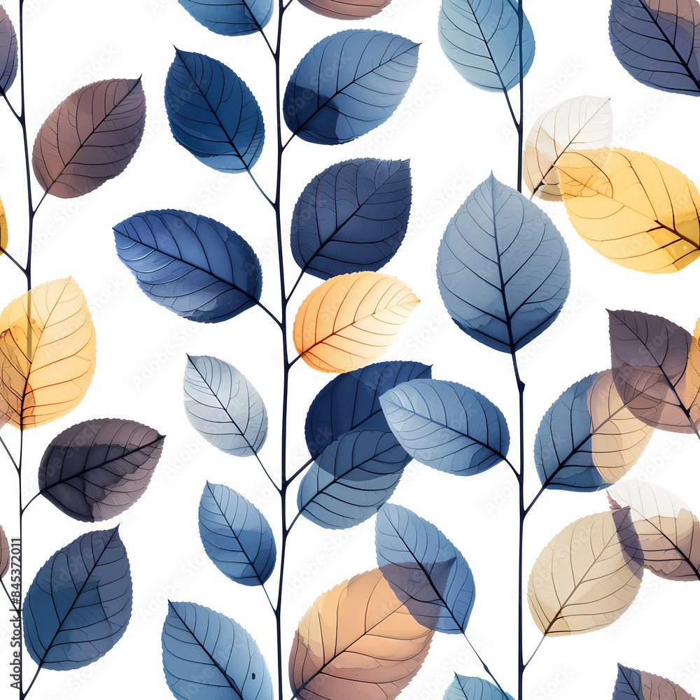 seamless pattern with leaves seamless pattern with leaves