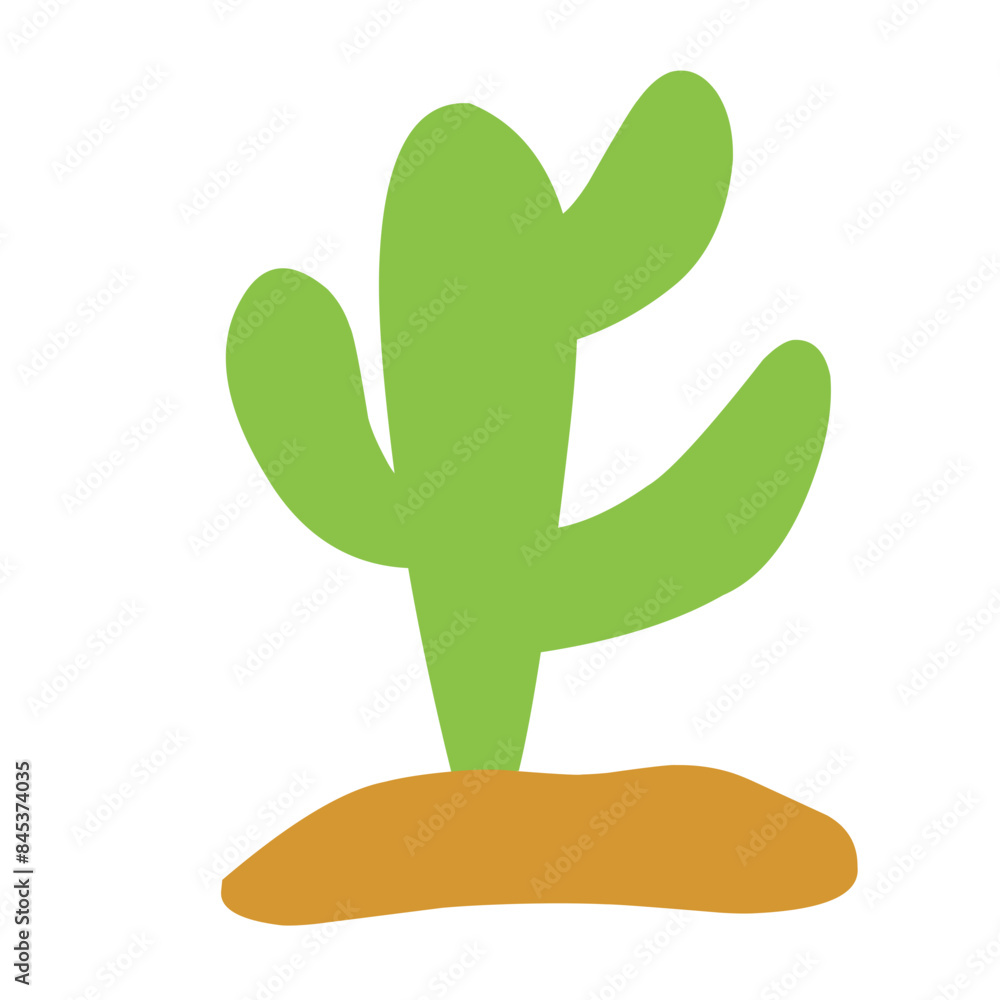 desert cactus vector illustration desert cactus vector illustration