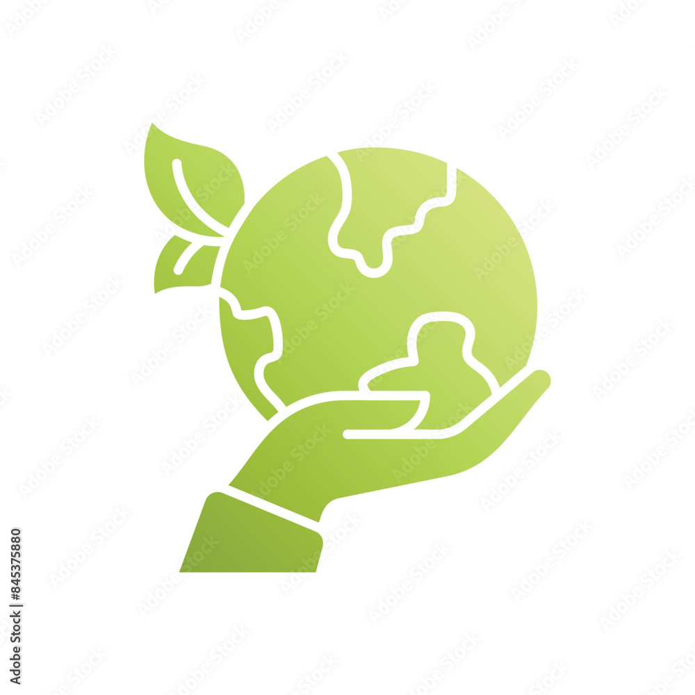Save Earth vector icon Save Earth vector icon