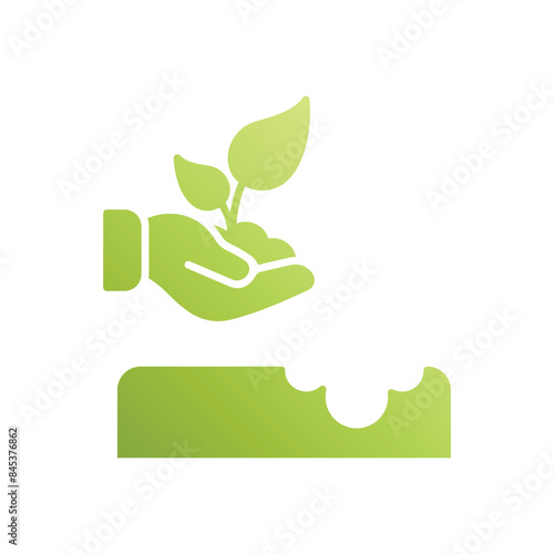 Replant vector icon