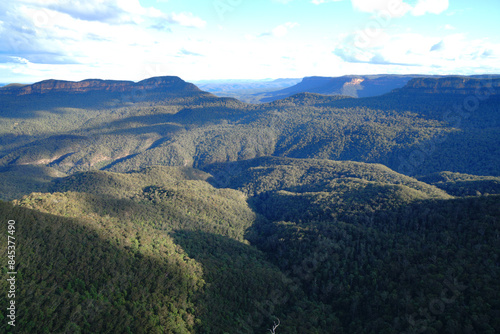 Landscape of The Three Sisters are an unusual rock formation in the Blue Mountains National Park of Katoomba , New South Wales, Australia, on the north escarpment of the Jamison Valley - Nature Track photo