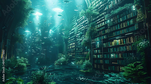 Submerged Library of Secrets