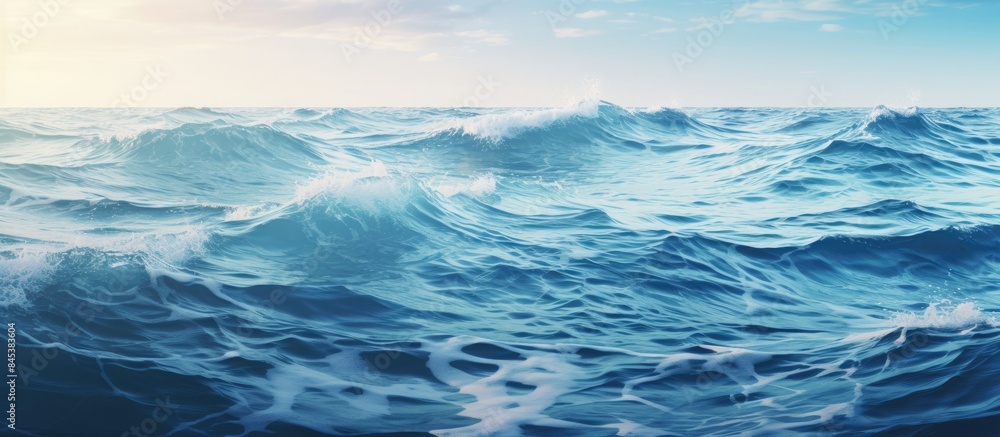 Beautiful Crashing Waves. Creative banner. Copyspace image Beautiful Crashing Waves. Creative banner. Copyspace image