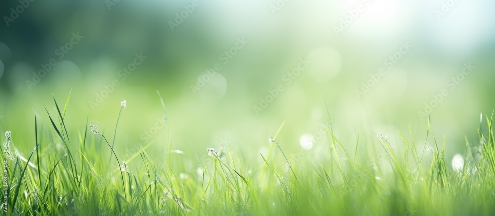 Spring or summer blurred nature background with grass. Creative banner. Copyspace image Spring or summer blurred nature background with grass. Creative banner. Copyspace image
