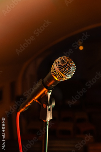Photographie de microphone pour des événement, musique, etc.