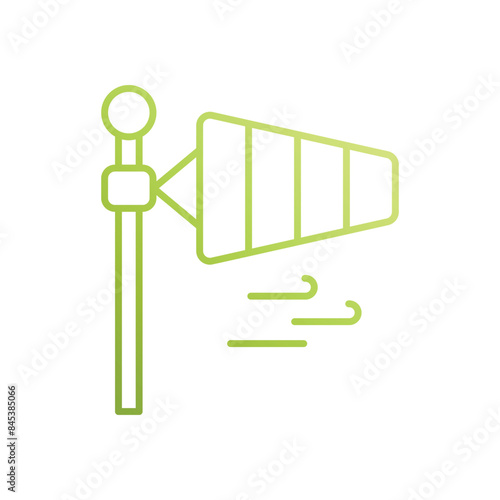 Windsock vector icon