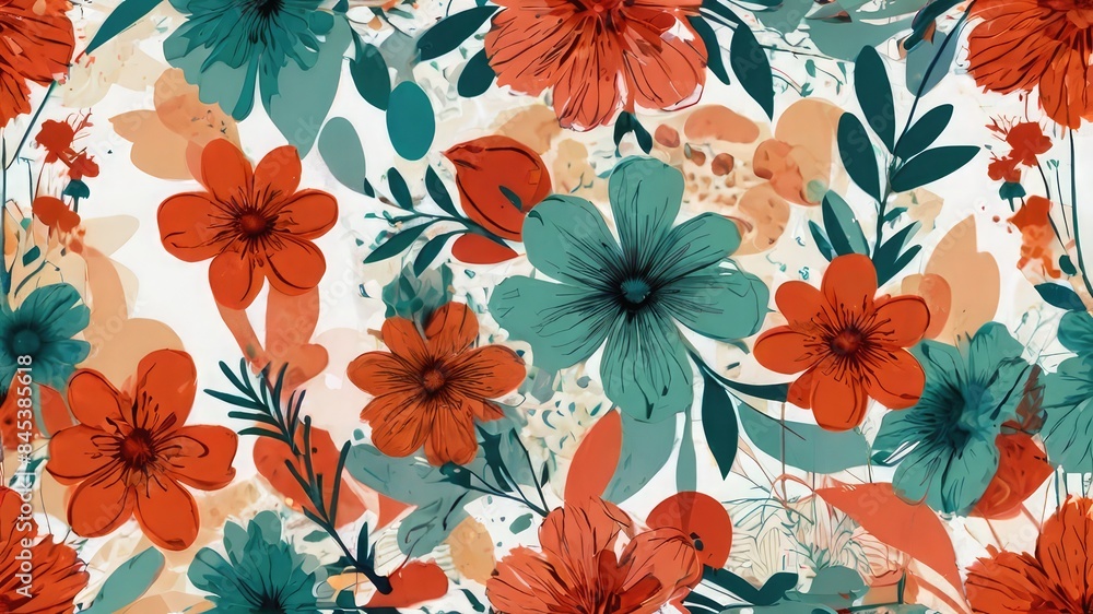 seamless floral pattern seamless floral pattern