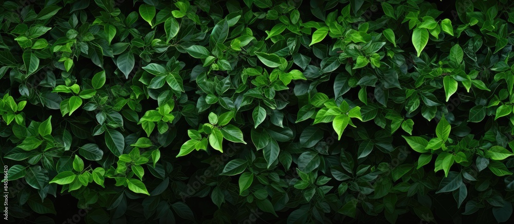 Green leaves for background. Creative banner. Copyspace image Green leaves for background. Creative banner. Copyspace image