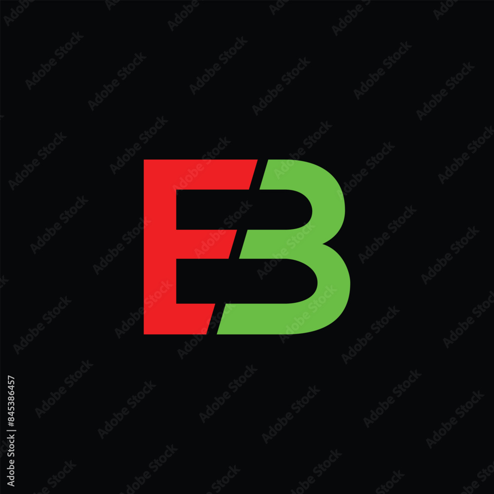 Letter EB Logo Design Vector Template Letter EB Logo Design Vector Template