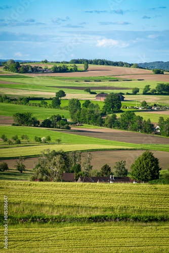 Serene rural landscape, Zurich region, Switzerland