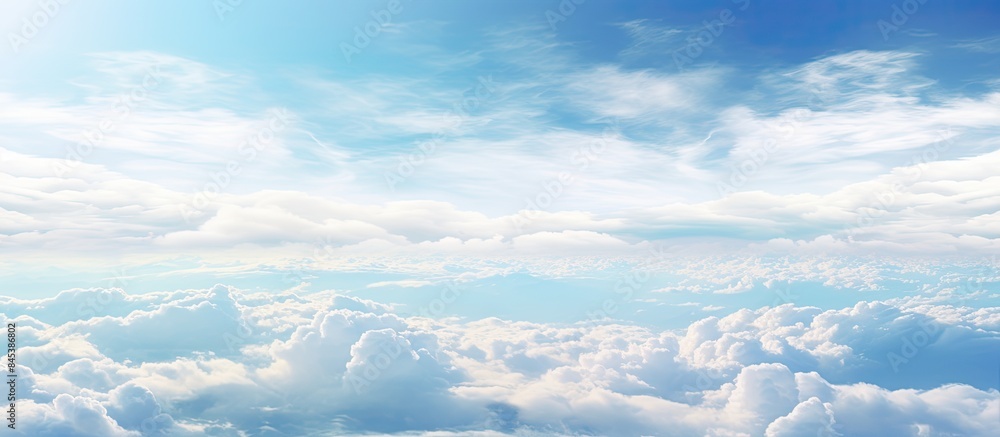Nature landscape with clouds on the sky. Creative banner. Copyspace image Nature landscape with clouds on the sky. Creative banner. Copyspace image