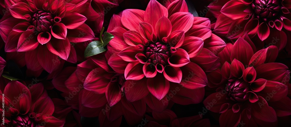beautiful flower picture with red magenta. Creative banner. Copyspace image beautiful flower picture with red magenta. Creative banner. Copyspace image
