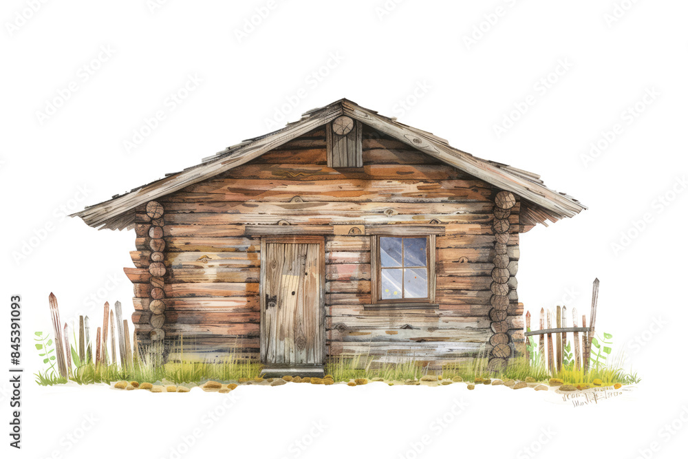 wooden cabin built from ancient oak, highlighting the natural grain and rustic texture in the wood. wooden cabin built from ancient oak, highlighting the natural grain and rustic texture in the wood.
