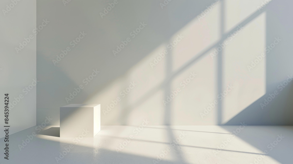 Fototapeta premium Photo blends light and shadow for depth effect, Ai Generated