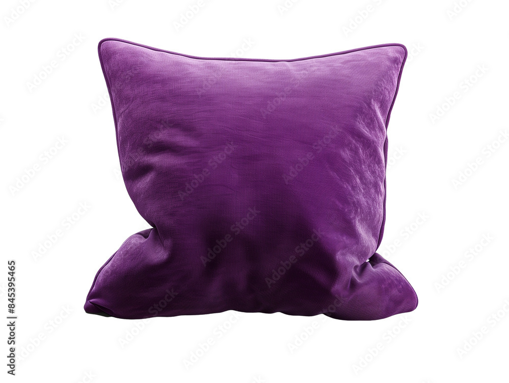 Plush Purple Pillow with Velvety Texture Plush Purple Pillow with Velvety Texture