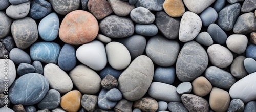 the texture of the stone sea stone background. Creative banner. Copyspace image