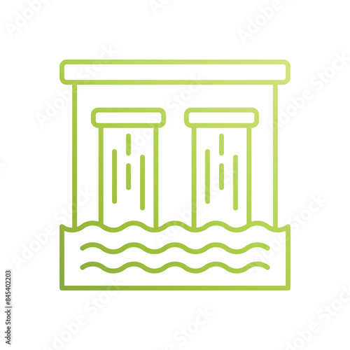 Dam vector icon