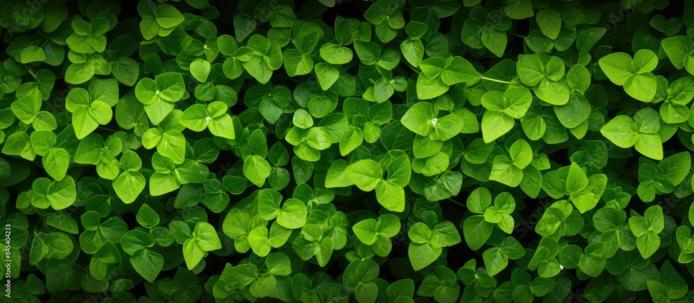 Fresh green tiny leaves texture background. Creative banner. Copyspace image Fresh green tiny leaves texture background. Creative banner. Copyspace image